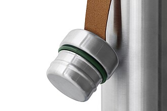 Velká nerezová krabička na jídlo, vojenská zelená