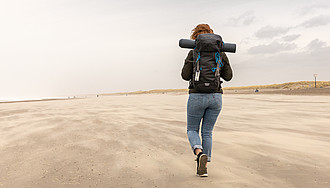 Velký 40L turistický ripstop batoh Explorer, černá