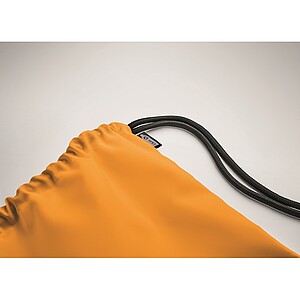 Velký stahovací vak 300D RPET, oranžová