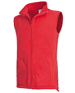 Vesta STEDMAN ACTIVE FLEECE VEST MEN červená L