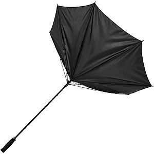 Větruodolný golfový deštník s držadlem EVA, průměr 130 cm, černá