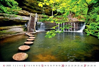 Via 2027, nástěnný kalendář, prodloužená záda