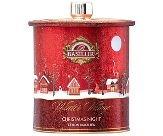VILLAGE - BASILUR Winter Village Christmas Night plech 100g - reklamní předměty