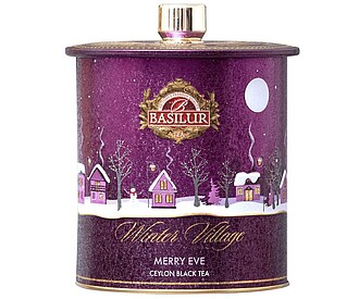VILLAGE - BASILUR Winter Village Merry Eve plech 100g - reklamní předměty