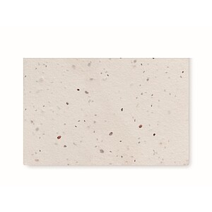 Vizitka semen divokých květin., bílá - reklamní předměty