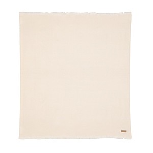 Vlněná deka 130x150cm, krémová