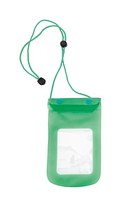 Voděodolné PVC pouzdro na mobil, zelené
