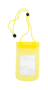 Voděodolné PVC pouzdro na mobil, žluté