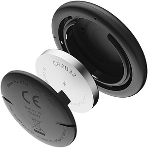 Voděodolný cestovní lokátor, tmavě šedá