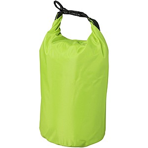 Vodotěsná taštička na zabezpečení dokumentů, objem 5 000 ml, světle zelená - reklamní předměty