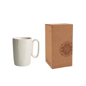 VS RAIPUR Keramický hrnek na cappuccino, 250 ml, bílá - reklamní předměty