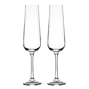 VS WANGI Sada sklenic 2 ks na sekt, české sklo, 200 ml
