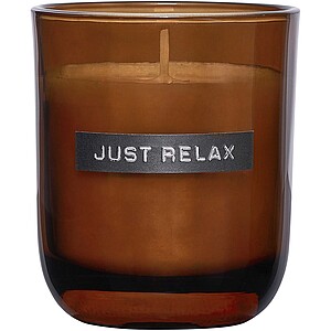 Wellmark Sada dávkovače mýdla 250 ml a svíčky 150 g, červenohnědá