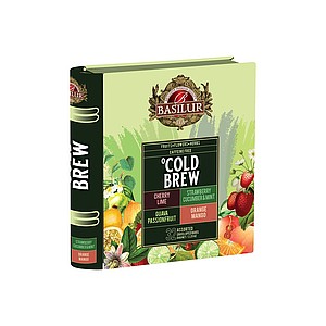 WERB - Basilur Cold Brew Book Assorted plech 32x2g - reklamní předměty