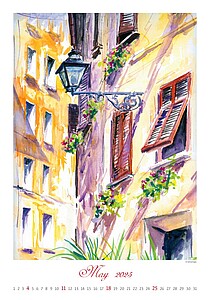 World from Above 2027, nástěnný kalendář, prodloužená záda