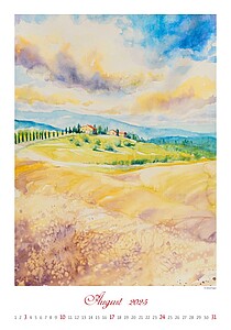 World from Above 2027, nástěnný kalendář, prodloužená záda