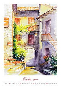 World from Above 2027, nástěnný kalendář, prodloužená záda