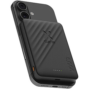 Xtorm Go2 15W bezdrátová powerbanka s kapacitou 5 000 mAh, černá - reklamní předměty