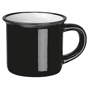 YAMAN Malý keramický hrnek na espresso, 60 ml, černá