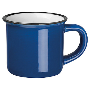 YAMAN Malý keramický hrnek na espresso, 60 ml, modrá
