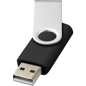 Základní USB Rotate, 2GB, stříbrná/černá