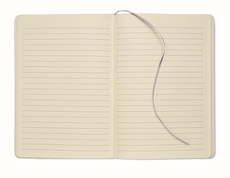 Zápisník A5 odhalující barvy, stříbrná