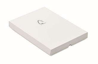 Zápisník A5 s kroužkovou vazbou a pevnými deskami, hnědý