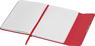 Zápisník A5 s magnetickým zavíráním, červená