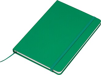 Zápisník A5 z recyklovaného papíru, zelená