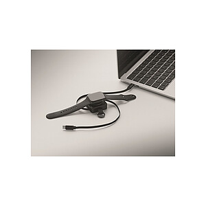 Zatahovací 100W kabel USB-C, černá