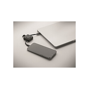 Zatahovací 100W kabel USB-C, černá