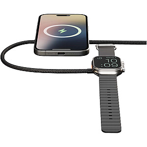 Zens Pro 2 15W duální nabíjecí kabel, černá
