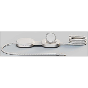 Zens Pro 3 140W nabíjecí kabel 3 v 1 s USB-C, bílá - reklamní předměty