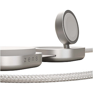 Zens Pro 3 140W nabíjecí kabel 3 v 1 s USB-C, bílá