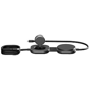 Zens Pro 3 140W nabíjecí kabel 3 v 1 s USB-C, černá