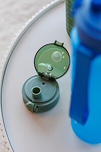 ZERIN Láhev na pití z recyklovaného plastu, 1000 ml, žlutá