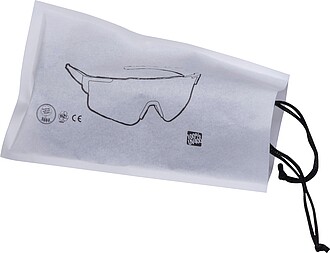 Zrcadlové sluneční brýle, černá