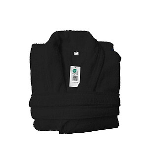 Župan OLIMA TERRY BATHROBE, vel. XL/2XL, černá