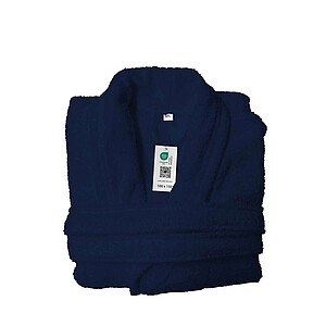 Župan OLIMA TERRY BATHROBE, vel. XL/2XL, tmavě modrá