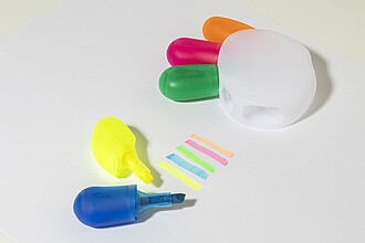 Zvýrazňovač ve tvaru ruky, 5 barev