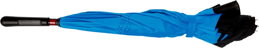 ALMARET Manuální dvouvrstvý deštník, světle modrý - reklamní deštníky