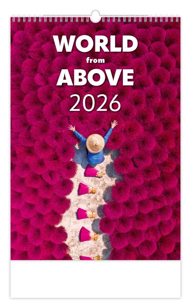Time for tea 2024, nástěnný kalendář, prodloužená záda reklamní předměty